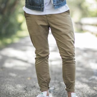 Tillyperko Men's Straight Fit Chino Pants — Cotton Twill